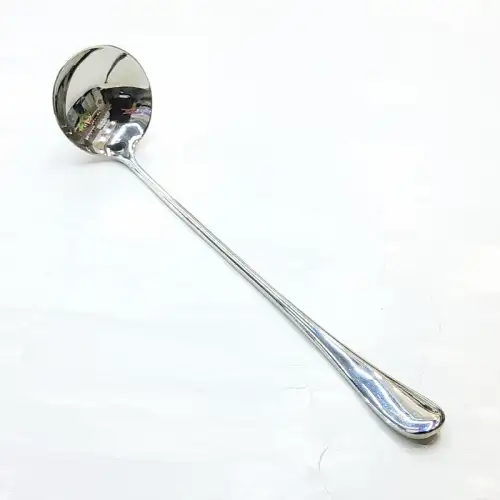 #1010201-SS86C; Stainless steel sauce spoon