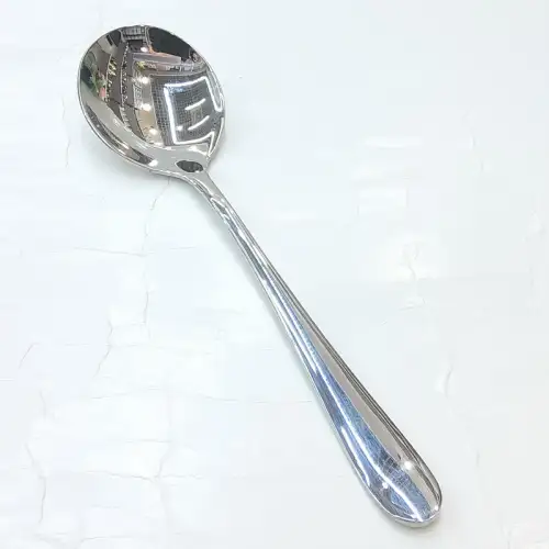 #1084B-9; Stainless steel soup spoon - 4B