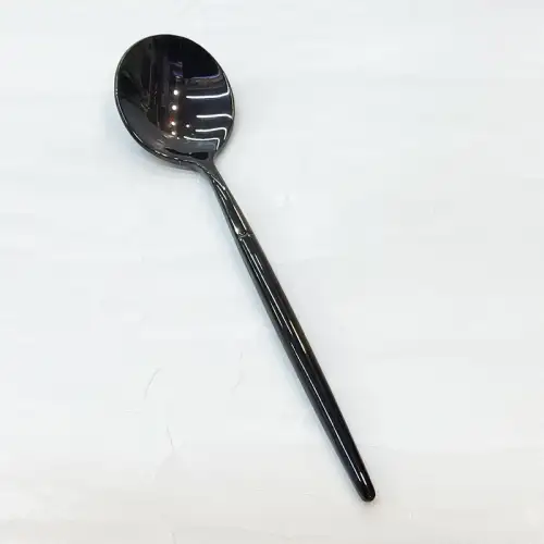 #1171304-4-BK; Stainless steel tea spoon BK