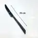 #1176304-25-BK; Stainless steel table knife BK