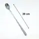 #1186-7; Stainless steel ice tea spoon