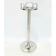 #123104; Stainless steel ice bucket stand Dia. 20x61cm