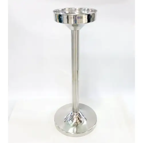 #123206; Stainless steel ice bucket stand Dia.19x61cm 