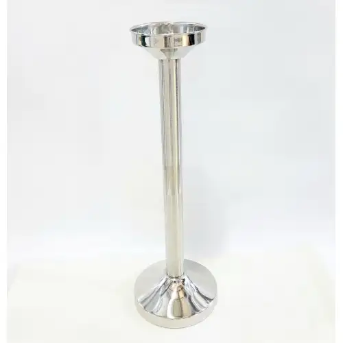 #123207; Stainless steel ice bucket stand Dia.12.5x61cm