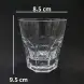 #2009D-4; Glass cup 255ml/9oz