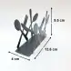 #28001;  Napkin holder - fork + knife