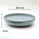 #AA6707; Ceramic deep plate 8.75" - QX 