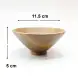 #AC11550W; Acacia wood bowl 11.5cm