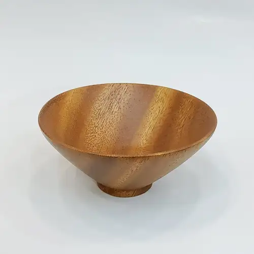 #AC11550W; Acacia wood bowl 11.5cm