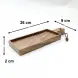 #AC2609; Acacia wood serving board 26x9cm