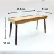 #AC35513KH; Acacia wood riser 35.5x19cm high