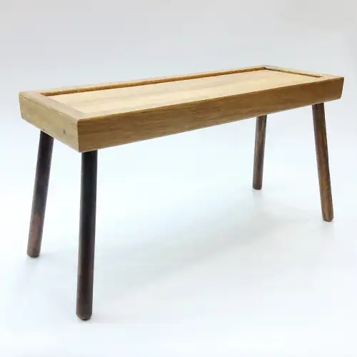 #AC35513KH; Acacia wood riser 35.5x19cm high