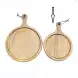 #AC3626;  Acacia wood pizza board 36x26cm