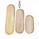 #AC4014;  Acacia wood oval plate 40x14cm