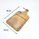 #AC4022;  Acacia wood serving board 40x22cm