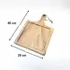#AC4028;  Acacia wood serving board 40x28cm