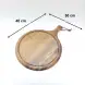 #AC4030;  Acacia wood pizza board 40x30cm