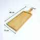 #AC4917;  Acacia wood serving board 49x17cm
