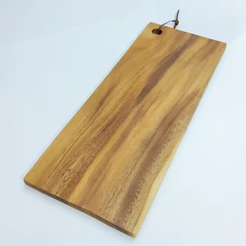 #AC5020;  Acacia wood serving board 50x20cm