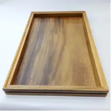 #AC53325KS;  Acacia flow tray 53x32.5x4cm