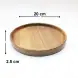 #AC8P; Acacia wood round plate 8" 