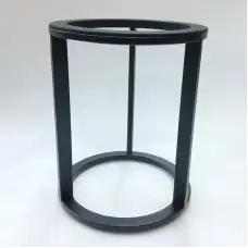 #AG220-265H; Metal frame rd.dia 22x26.5cm #BK