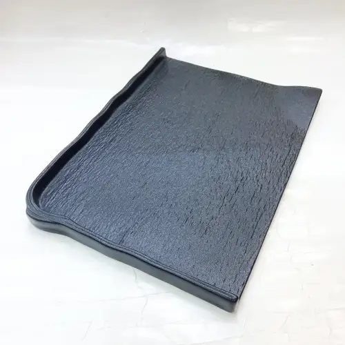 #BS1904-BK; Ceramic rectangle plate 30.5cm #BK