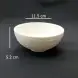 #BS1928-WT; Ceramic 4.5" bowl #WT