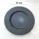 #BS1959-BK; Ceramic round plate 27cm #BK 