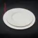 #BS1959-WT; Ceramic round plate 27cm #WT 