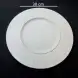 #BS5095-WT; Ceramic rd. dinner plate 30cm