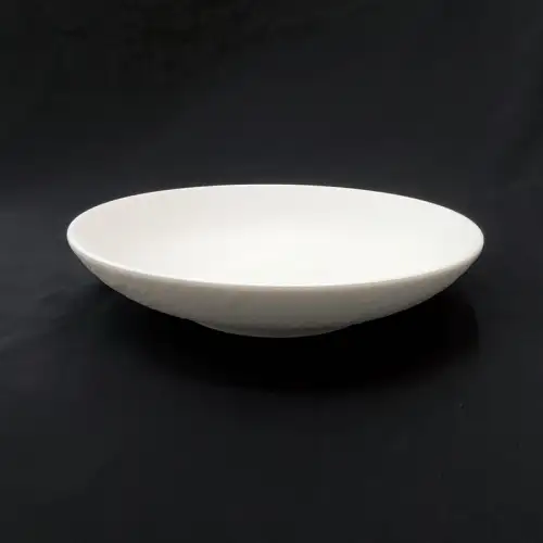 #BS5101-WT; Ceramic 8" bowl - RC/WT  