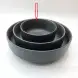 #BS5125-BK; Ceramic 14cm bowl - RC/BK 
