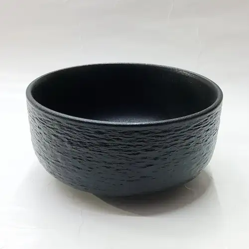 #BS5125-BK; Ceramic 14cm bowl - RC/BK 