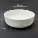 #BS5132-WT; Ceramic 20cm bowl - RC/WT 