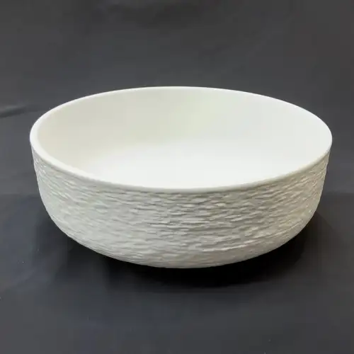 #BS5132-WT; Ceramic 20cm bowl - RC/WT 