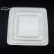 #BS5187-WT; Ceramic 30.5cm sq. plate