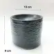 #BS5231-BK; Ceramic cylinder plate 10cm