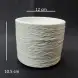 #BS5248-WT; Ceramic cylinder plate 12cm