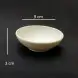 #BS5330-WT; Ceramic rd. plate 9cm - RC/WT 