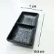 #BS5347-BK; Ceramic sauce dish 1x2