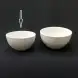 #BS8874-WT; Ceramic bowl 10cm - WT