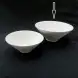 #BS8928-WT; Ceramic bowl 21.5cm - WT 