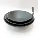 #BS8973-BK; Ceramic rd. bowl 23cm - BK
