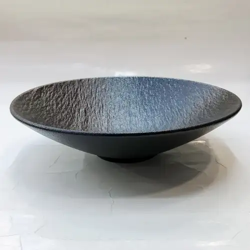 #BS8973-BK; Ceramic rd. bowl 23cm - BK