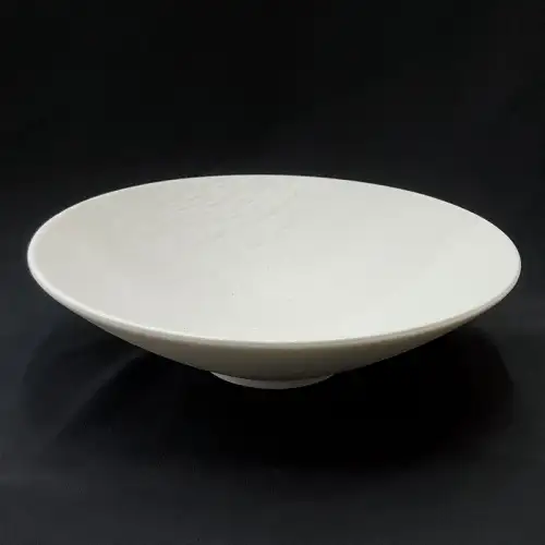 #BS8973-WT; Ceramic rd. bowl 23cm - WT