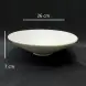 #BS8980-WT; Ceramic bowl 26cm - WT