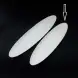 #BS8997-WT; Ceramic oval plate 43.5cm - WT 