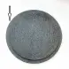 #BS9024-BK; Ceramic flat plate rd. 32cm - BK