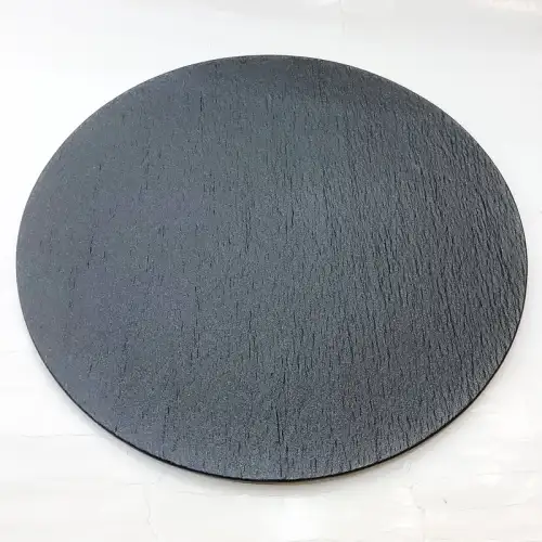 #BS9024-BK; Ceramic flat plate rd. 32cm - BK